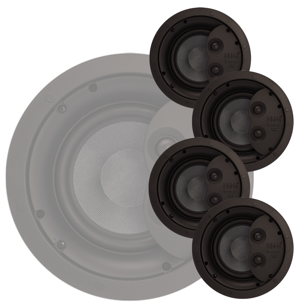 8" 3-way Ceiling Speaker Master Pack (4 units)